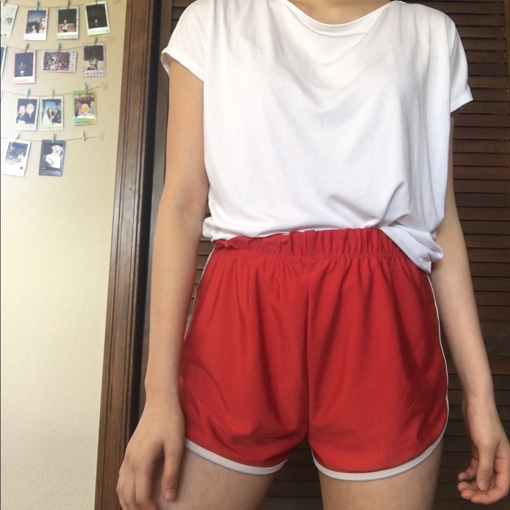 Urban outfitter red lounge shorts